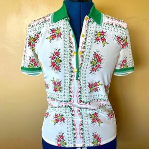 Tory Burch Floral polo Shirt